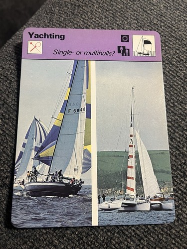 Sportscaster yachting card - sportscaster,